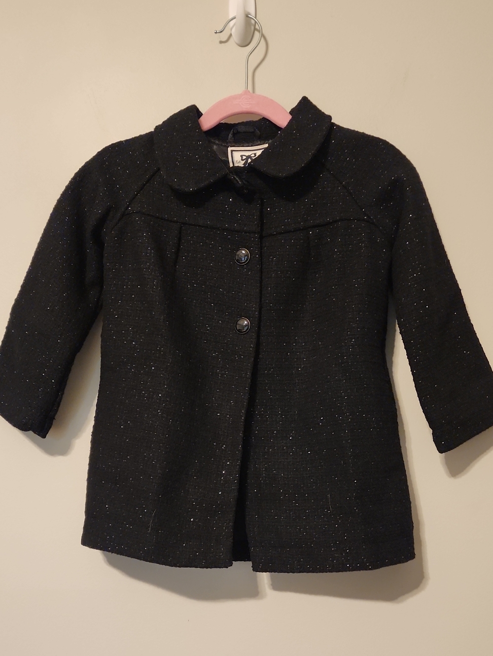 Gymboree black holiday jacket girl 2-3 T Special Occasion Outwear Shimmer